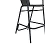 Flash Furniture Lila Indoor-Outdoor PE Rattan Restaurant Barstool, Black (SDA632032RBK)~#|#~sp238329120_sc7
