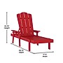 Flash Furniture Sonora Adjustable Adirondack Lounger with Cup Holder, Red (LEHMP07001RED)~#|#~sp238329150_sc7