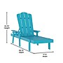 Flash Furniture Sonora Adjustable Adirondack Lounger with Cup Holder, Blue (LEHMP07001BL)~#|#~sp238329174_sc7