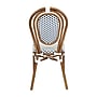 Flash Furniture Lourdes Indoor/Outdoor French Bistro Stacking Chair, White/Navy/Natural, 4/Pack (4SDA6422SWNVN)~#|#~sp238329368_sc7