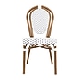 Flash Furniture Lourdes Indoor/Outdoor French Bistro Stacking Chair, White/Gray/Natural, 4/Pack (4SDA6422SWGYN)~#|#~sp238329442_sc7
