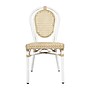Flash Furniture Cannes Indoor/Outdoor French Bistro Stacking Chair, Natural/White, 2/Pack (2SDA642111NW)~#|#~sp238330465_sc7