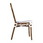 Flash Furniture Lourdes Indoor/Outdoor French Bistro Stacking Chair, White/Navy/Natural, 2/Pack (2SDA6422SWNVN)~#|#~sp238330666_sc7