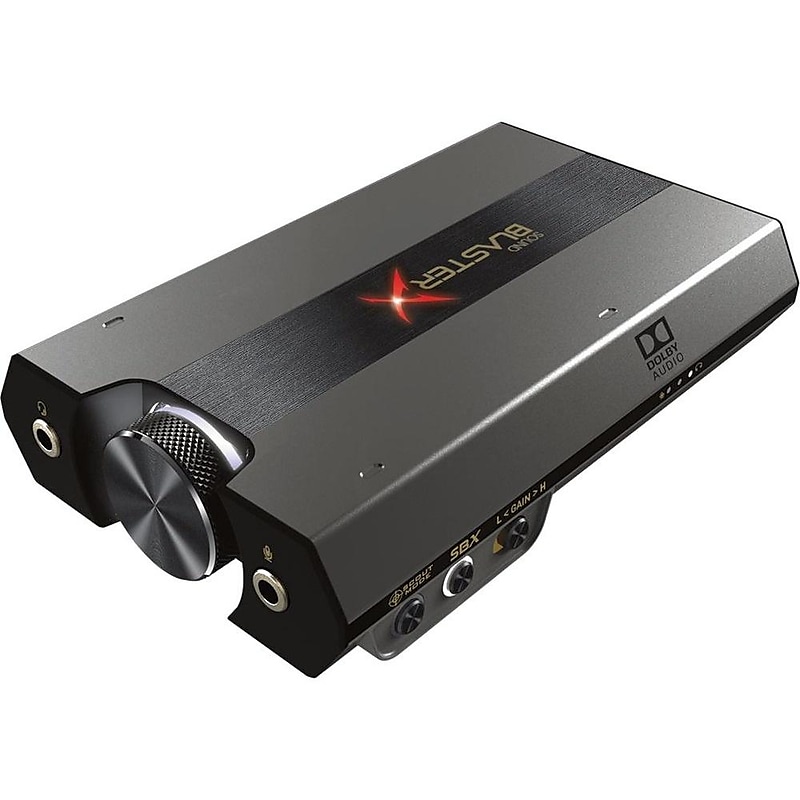 Creative Labs Sound BlasterX G6 USB-C Gaming Sound Card (70SB177000000) image 1