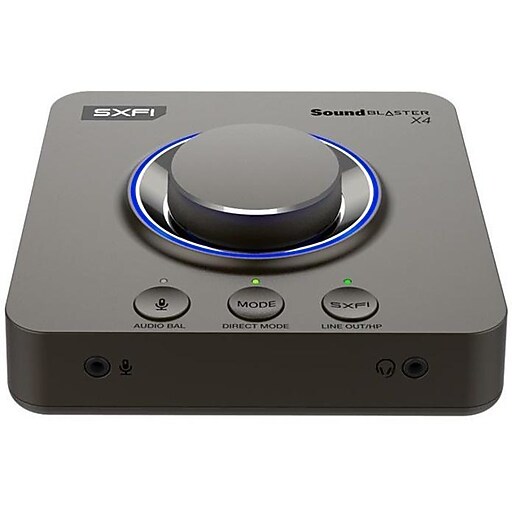 Creative Labs Sound Blaster X4 7-Port USB-C Gaming Sound