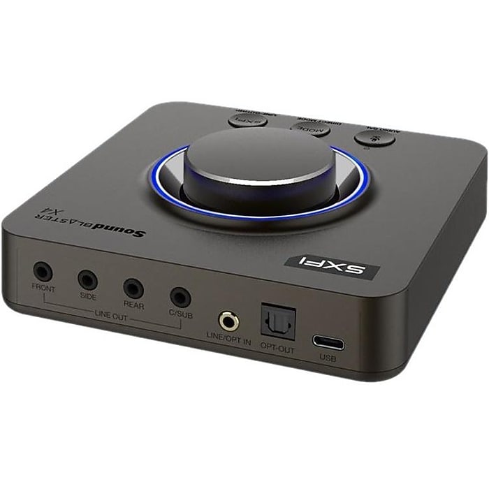 Creative Labs Sound Blaster X4 7-Port USB-C Gaming Sound Card