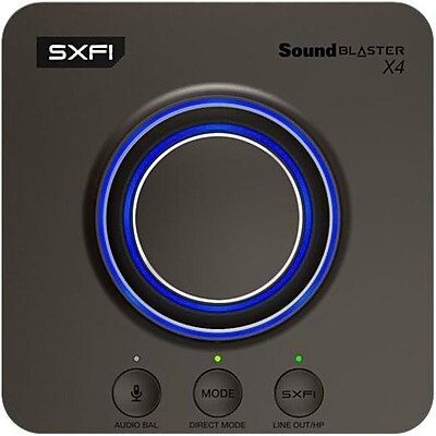 Creative Labs Sound Blaster X4 7-Port USB-C Gaming Sound Card - Thumbnail 5