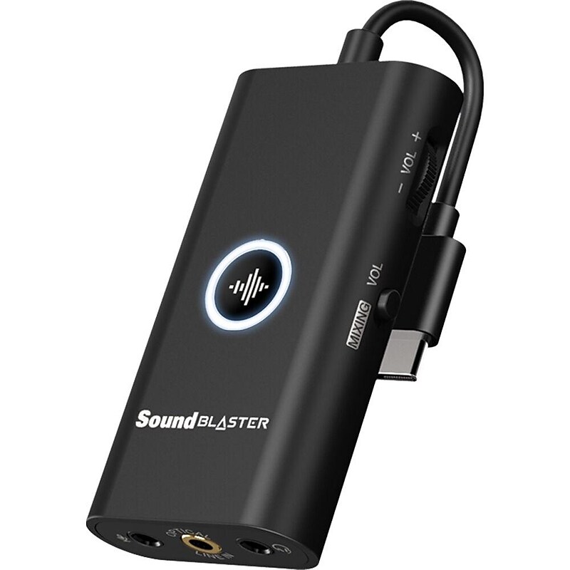 Creative Labs Sound Blaster G3 USB-C Gaming External Sound Card (70SB183000000) image 1