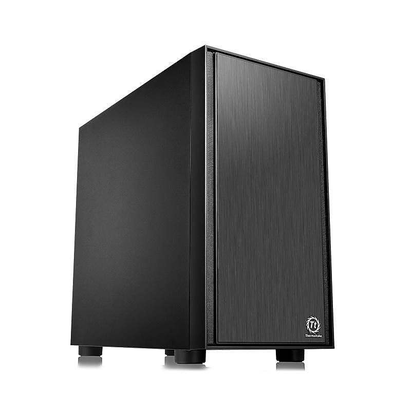 Thermaltake Versa H17 Micro ATX Micro Tower Computer Case, Black (CA-1J1-00S1NN-00) image 1