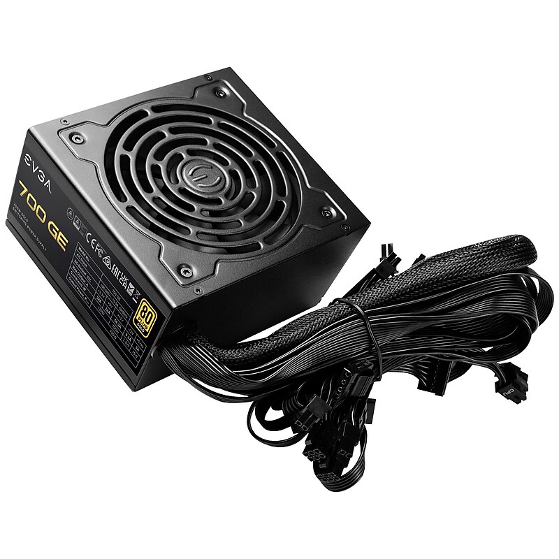EVGA 700 GE 700W ATX12V Power Supply, Black (200GE0700V1)