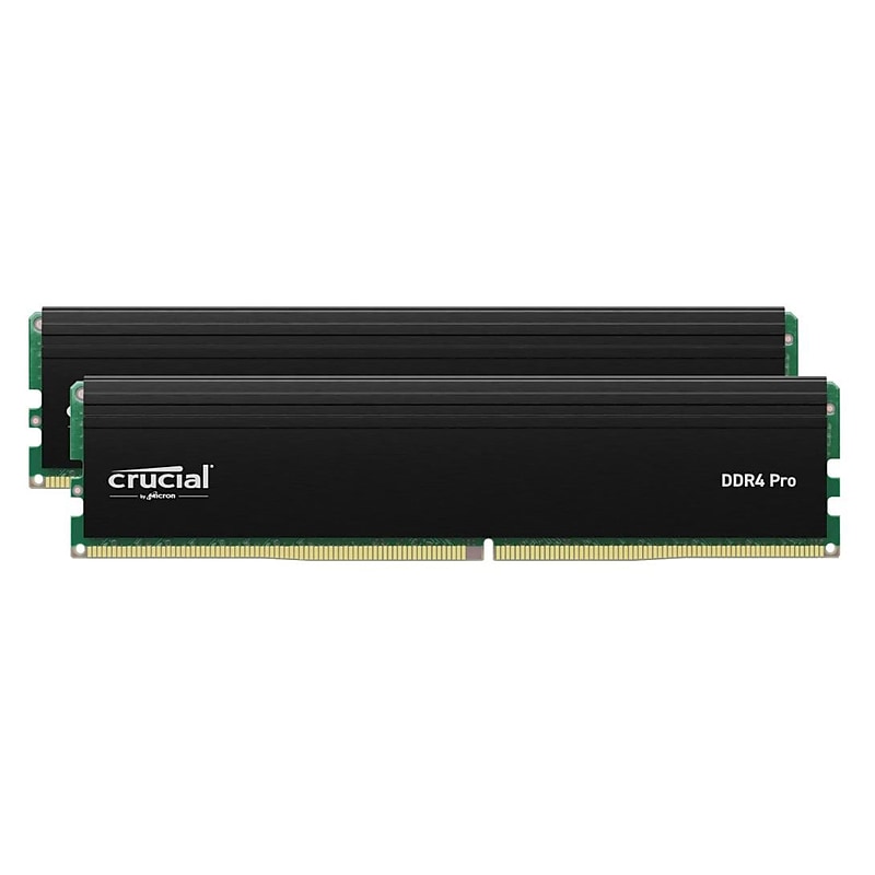 Crucial Pro 64GB Number of Modules 2 x 32GB DDR4 DIMM SDRAM Memory Kit (CP2K32G4DFRA32A) image 1