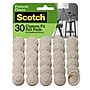 Scotch Custom Fit Felt Pads, 1.5" Beige, 30/Pack (SP884-NA)~#|#~sp238404987_sc7