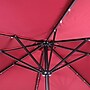 Flash Furniture Montego Round Umbrella with 32 Solar LED Lights, Red (GMWLU22002BRED)~#|#~sp238469327_sc7