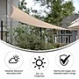 Flash Furniture Palmetto Triangle Sun Sail Shade Canopy, Sand (GMWLSS220031SND)~#|#~sp238469343_sc7