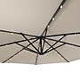 Flash Furniture Sedona Round Cantilever Umbrella with 32 Solar LED Lights, Tan (GMWLUU012TAN)~#|#~sp238469466_sc7
