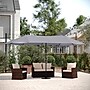 Flash Furniture Elizabeth Triple Head Patio Umbrella, Gray (GMWLUU021GRY)~#|#~sp238469476_sc7