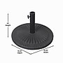 Flash Furniture Kona Universal Cement Patio Umbrella Base, Black (GMWLB49014ABK)~#|#~sp238469506_sc7