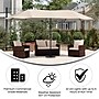 Flash Furniture Elizabeth Triple Head Patio Umbrella, Tan (GMWLUU021TAN)~#|#~sp238469515_sc7