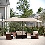 Flash Furniture Elizabeth Triple Head Patio Umbrella, Tan (GMWLUU021TAN)~#|#~sp238469522_sc7