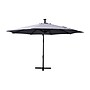 Flash Furniture Sedona Round Cantilever Umbrella with 32 Solar LED Lights, Gray (GMWLUU012GRY)~#|#~sp238469532_sc7
