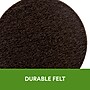 Scotch Round Felt Pads, 1", Brown, 32/Pack (SP822-NA)~#|#~sp238846451_sc7
