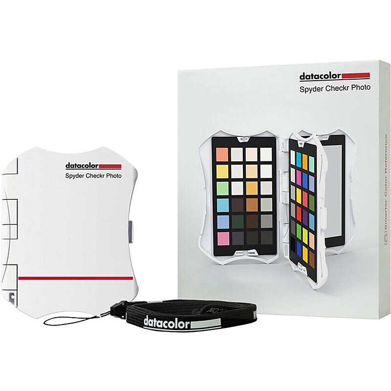 Datacolor Spyder Checkr Photo Color Rendition Chart For PC, Mac, White (SCK310) image 1