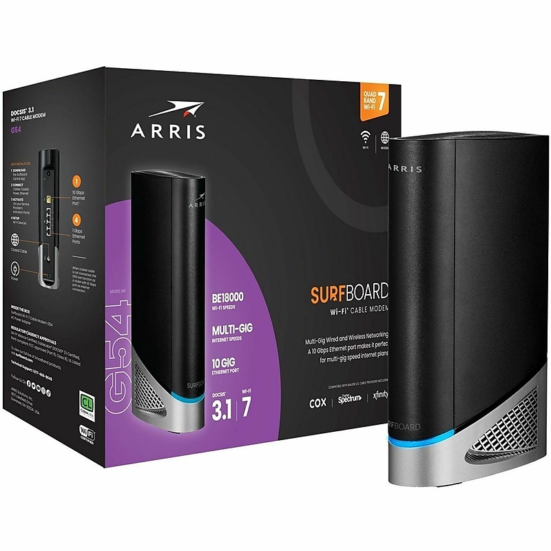 Arris SURFboard G54 DOCSIS 3.1 Wi-Fi 7 Cable Modem (1001658) image 1