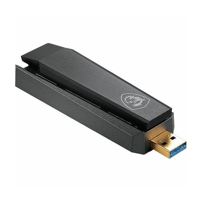 MSI AX & AC1800 Dual Band USB Wireless Gaming Adapter (AX1800WIFIUSB) image 1