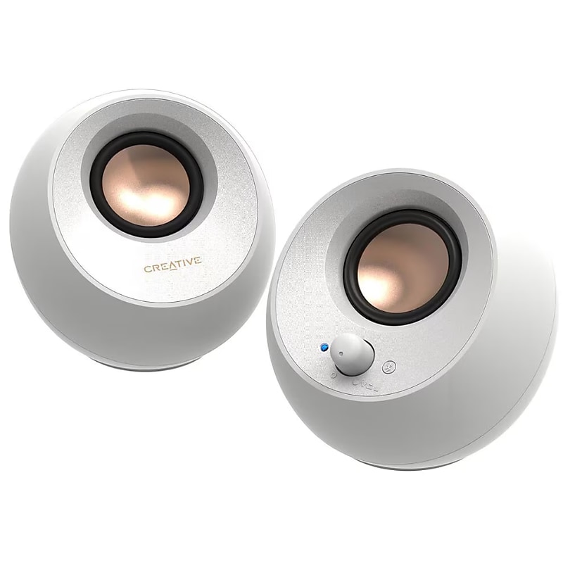 Creative Pebble V3 Wireless Bluetooth Portable Speaker System, White (51MF1700AA003) image 1
