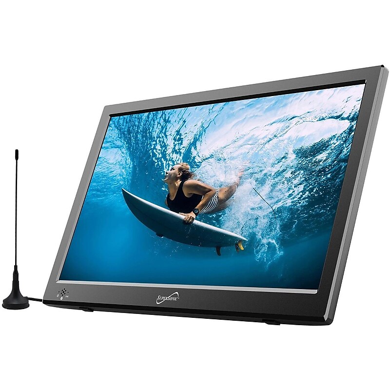 Supersonic Portable 13" Widescreen LED-LCD HD TV (SC-2813) image 1