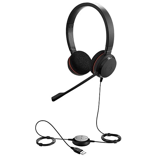 Jabra MS stereo Noise Canceling Stereo Headset Microphone, Over