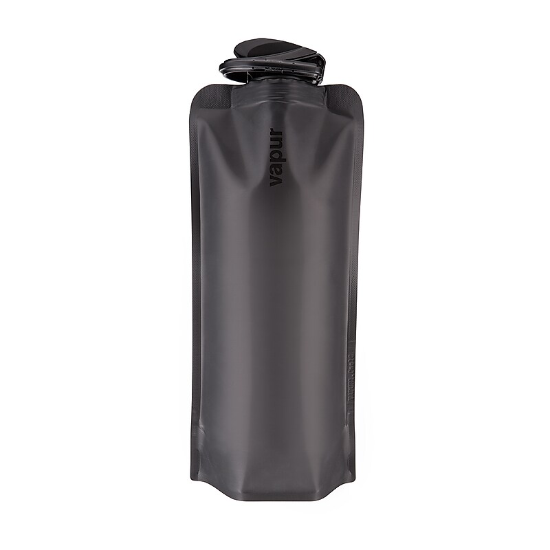 Vapur Anti-Bottle Collapsible Plastic Water Bottle, 23 oz., Blackout (30177) image 1