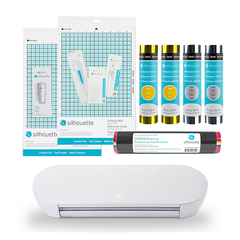 Silhouette America Portrait 4 Machine Starter Bundle, White (BD-MACH-035) image 1