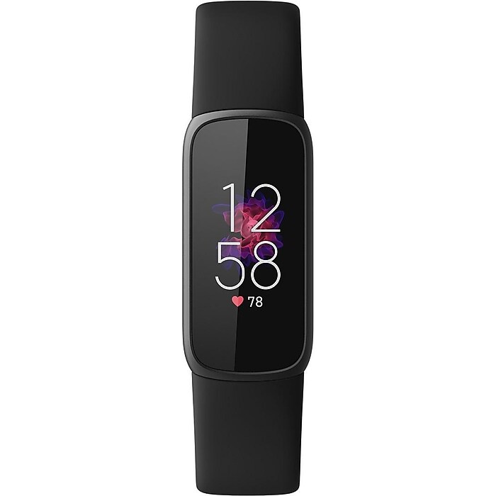 Fitbit Luxe Fitness & Wellness Tracker - Orchid/Platinum Stainless Steel