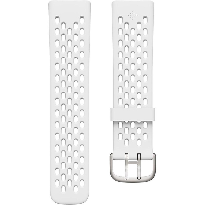 Google Fitbit Charge 6 & Charge 5 Sport Bands, Frost White (FB181SBWTS) image 1