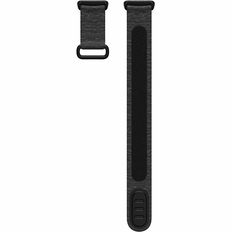 Google Fitbit Charge 6 & Charge 5 Hook & Loop Bands, Charcoal (FB181HLGYL) image 1