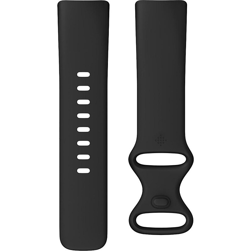Google Fitbit Charge 6 & Charge 5 Infinity Bands, Obsidian (FB181ABBKS) image 1