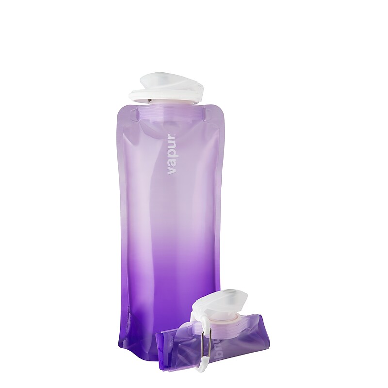 Vapur Anti-Bottle Collapsible Plastic Water Bottle, 23 oz., Lavender (10282) image 1