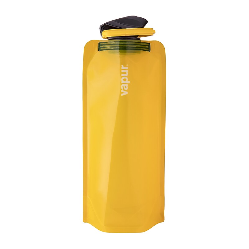Vapur Anti-Bottle Collapsible Plastic Water Bottle, 23 oz., Marigold (30044) image 1