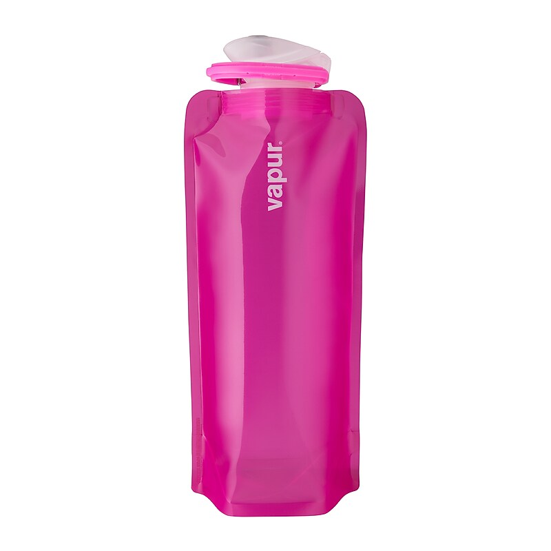 Vapur Anti-Bottle Collapsible Plastic Water Bottle, 23 oz., Magenta (30050) image 1