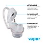 Vapur Anti-Bottle Collapsible Plastic Water Bottle, 23 oz., Magenta (30050)~#|#~sp240295232_sc7