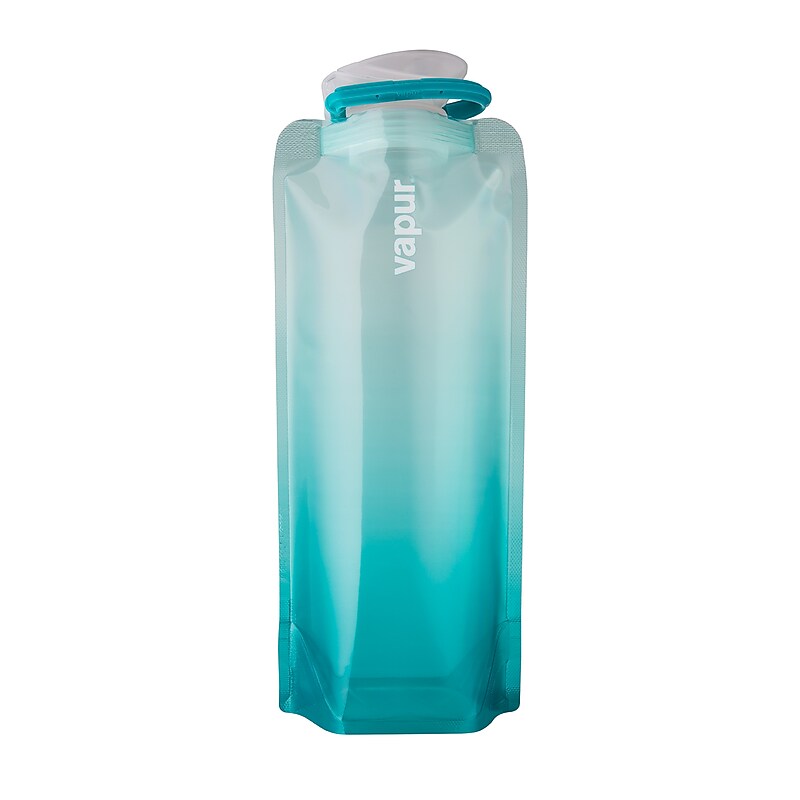 apur Anti-Bottle Collapsible Plastic Water Bottle, 34 oz., Malibu Teal (30056) image 1