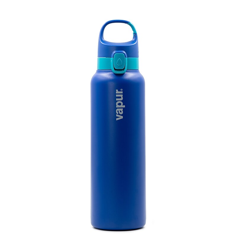 Vapur Chill Stainless Steel Double Wall Insulated Water Bottle, 20 oz., Admiral Blue (30181) image 1