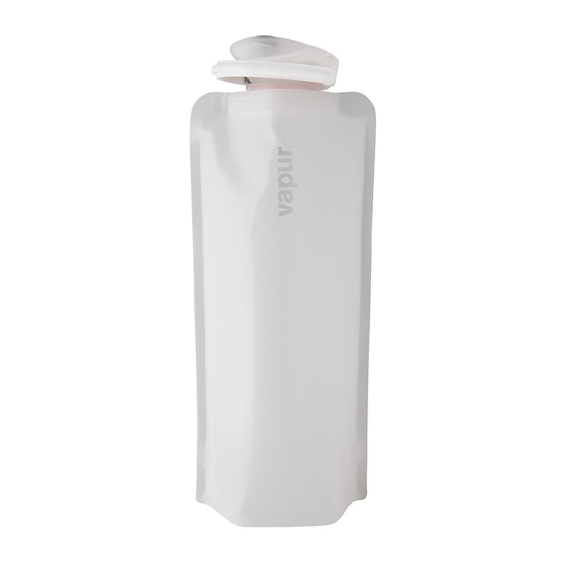 Vapur Anti-Bottle Collapsible Plastic Water Bottle, 23 oz., Whiteout (30042) image 1