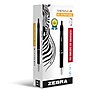 Zebra Sarasa Dry X1 Retractable Gel Pen, Medium Point, 0.7mm, Black Ink, Dozen (45610)~#|#~sp24058424_sc7