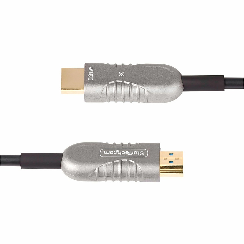 StarTech 50' HDMI 2.1 Digital Audio/Video to HDMI 2.1 Digital Audio/Video Cable, Male, Black (8KA50FHDMICABLE) image 1