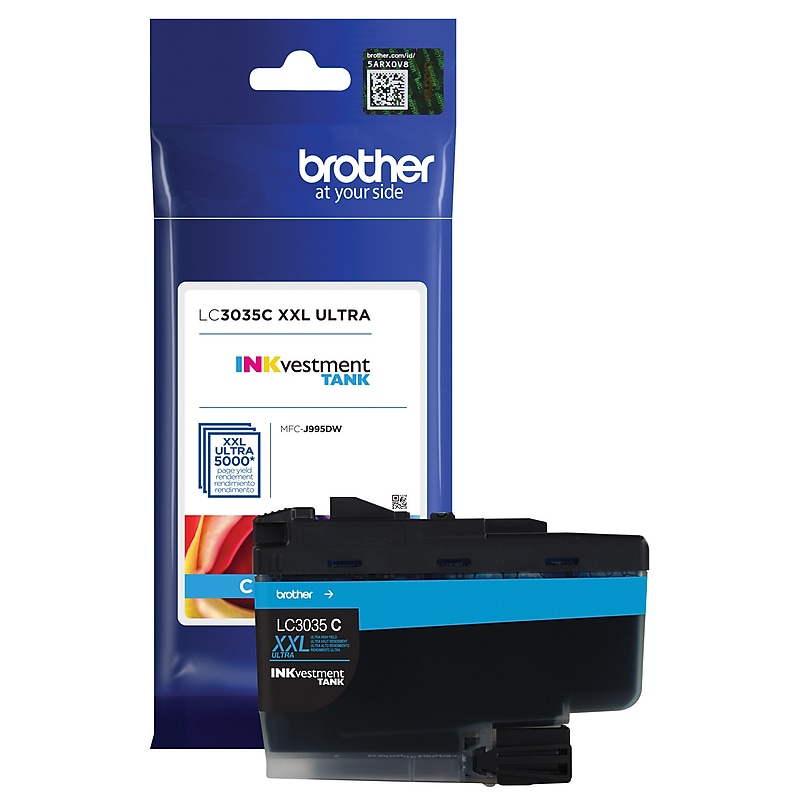 Brother LC3035C Cyan Ultra High Yield Ink  Tank Cartridge image 1