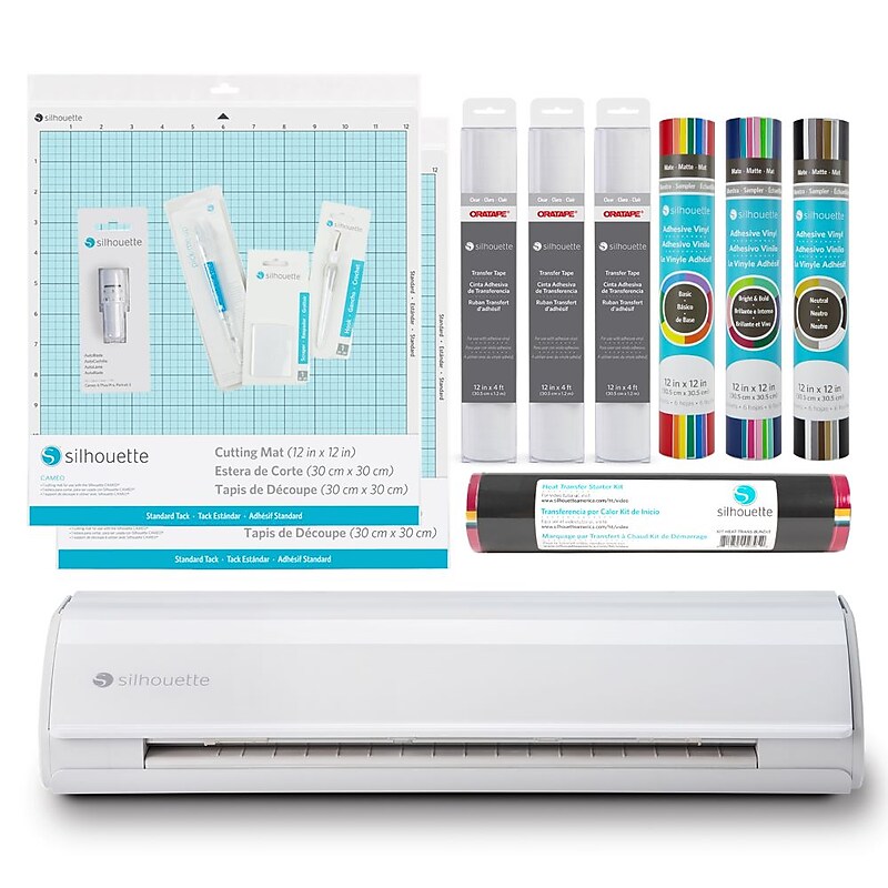 Silhouette America Cameo 5 Machine Starter Bundle, White (BD-MACH-032-MB) image 1
