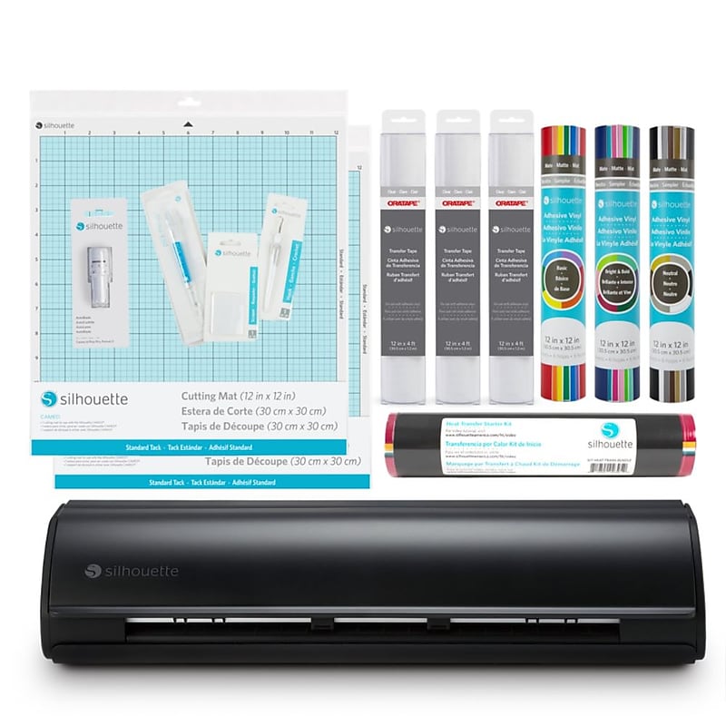 Silhouette America Cameo 5 Machine Starter Bundle, Matte Black (BD-MACH-032-MB) image 1