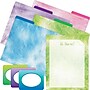 Barker Creek Lime Ombré File Folder, 1/3-Cut Tab, Letter Size, Assorted Colors, 107/Set (156)~#|#~sp241460893_sc7